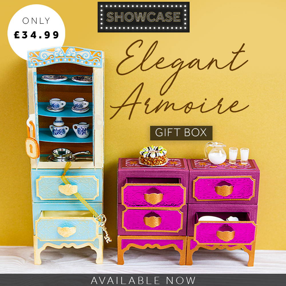 Elegant Armoire Gift Box Die Set Showcase Tonic Studios